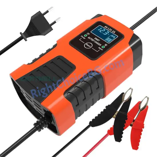 Умно процесорно зарядно за акумулатор 6V 12V - 2A Умно процесорно зарядно за акумулатор 6V 12V - 2A