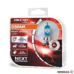Халогенни крушки Osram Night Breaker Laser  HB3 / 9005 2бр/к-т