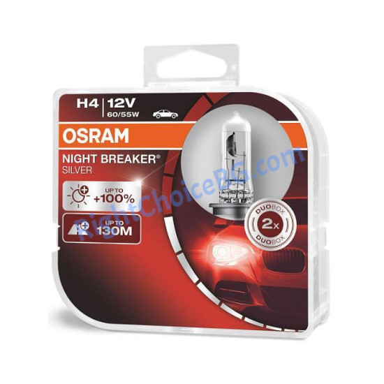 Халогенни крушки Osram Night Breaker Silver  H4 2бр/к-т