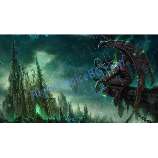 Подложка за мишка World Of Warcraft - Ilidian, Размер 70x30см и 90х40см