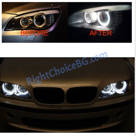 LED Крушки Angel Eyes 6000K 20W, за BMW E39 E60 E63 E65 E87