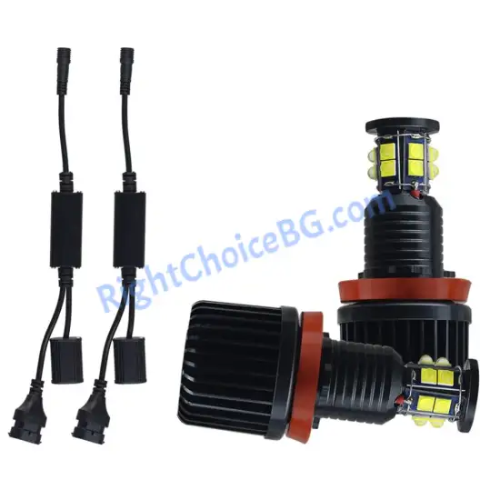 Висок Клас! 80W LED Крушки Angel Eyes 6000K за BMW E82 E90 E91 E60 E61 E70 E71 Висок Клас! 80W LED Крушки Angel Eyes 6000K за BMW E82 E90 E91 E60 E61 E70 E71