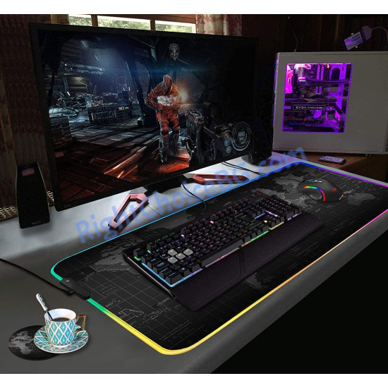 Подложка за мишка World Map RGB, Размер 80х30см Подложка за мишка World Map RGB, Размер 80х30см