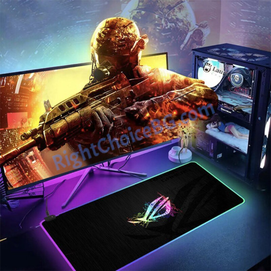 Подложка за мишка ROG - Republic of Gamers RGB, Размер 35x25см и 80x30см