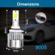 C6 LED крушки 72W 6500K COB, вентилаторни, 2 броя лед в комплект, 12V/24V C6 LED крушки 72W 6500K COB, вентилаторни, 2 броя лед в комплект, 12V/24V