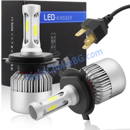 COB HIGH Усилени S2 LED крушки 72W 6500K, 2 броя лед в комплект, 12V/24V COB HIGH Усилени S2 LED крушки 72W 6500K, 2 броя лед в комплект, 12V/24V