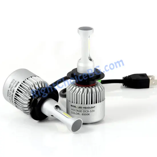 COB HIGH Усилени S2 LED крушки 72W 6500K, 2 броя лед в комплект, 12V/24V COB HIGH Усилени S2 LED крушки 72W 6500K, 2 броя лед в комплект, 12V/24V