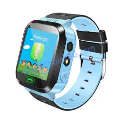 Детски смарт часовник Q528, Smart Watch, GPS, WIFI, SOS, LBS, Син