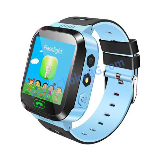 Детски смарт часовник Q528, Smart Watch, GPS, WIFI, SOS, LBS, Син