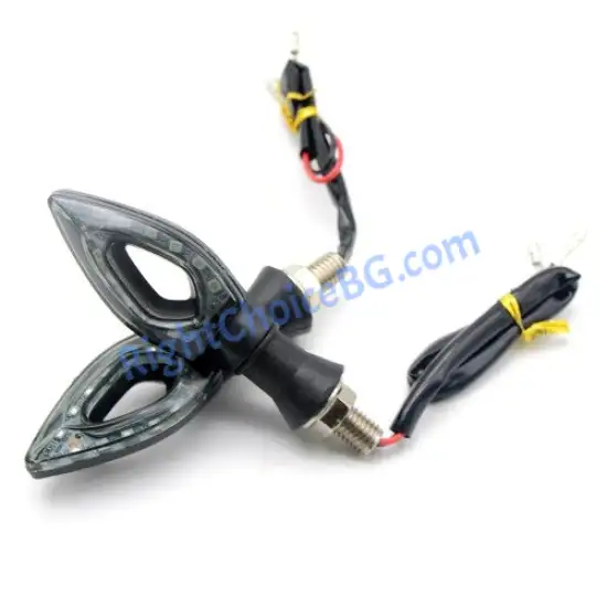 Универсални LED мигачи за мотор мотоциклет, 12 диода, 12V, 2 броя в комплект Универсални LED мигачи за мотор мотоциклет, 12 диода, 12V, 2 броя в комплект