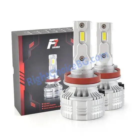 Висок Клас LED Крушки F7, 130W 6000K, 2 броя лед в комплект, 12V/24V Висок Клас LED Крушки F7, 130W 6000K, 2 броя лед в комплект, 12V/24V