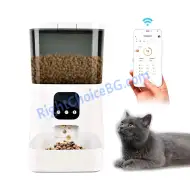 Автоматична хранилка за кучета и котки WiFi дозатор за храна