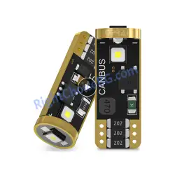 Висок клас LED Габарит, T10 W5W, 12V, 6000K, Canbus, 2 броя в комплект