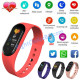 Смарт гривна часовник M5 Червен, Фитнес гривна, Smart Watch Bluetooth Смарт гривна часовник M5 Червен, Фитнес гривна, Smart Watch Bluetooth