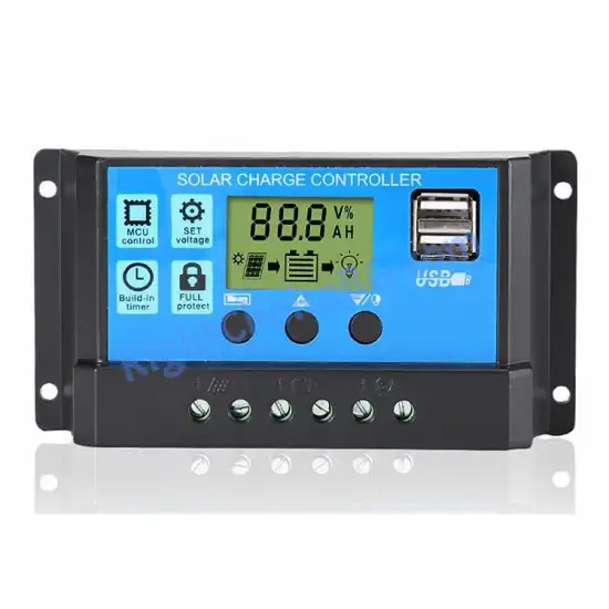 Соларен PWM контролер 30A, За системи 12V и 24V Соларен PWM контролер 30A, За системи 12V и 24V