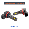 H8/H9/H11 - Оригинален размер 1:1, Модел F1, 60W комплект 2 LED крушки